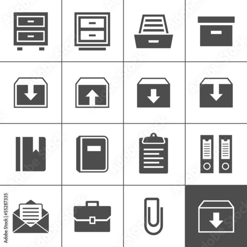 Vector: Archive icons Archive icons