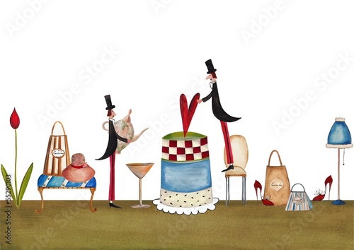 Illustration: Greeting card Greeting card