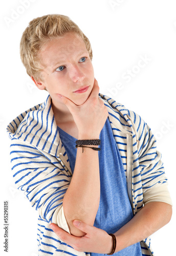 Photo: Nachdenklicher Teenager Nachdenklicher Teenager