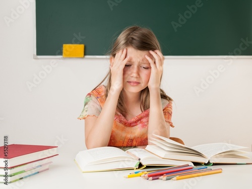 Photo: Schulstress Schulstress