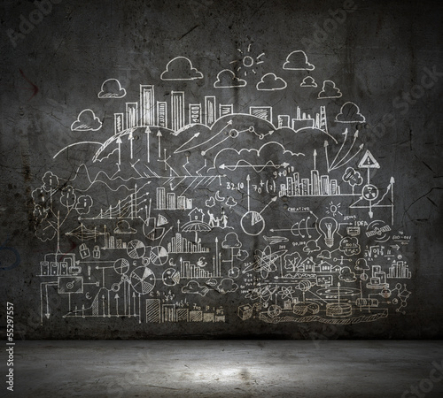 Illustration: Business sketch Business sketch