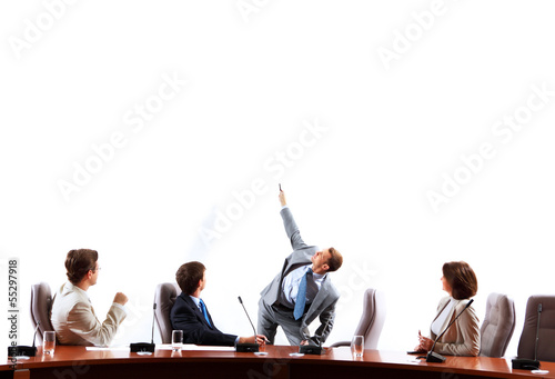 Photo: Business presentation Business presentation