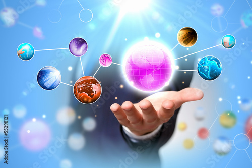 Photo: Network concept Network concept