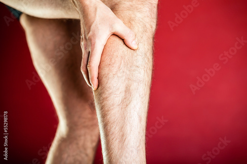 Photo: Physical injury, calf pain Physical injury, calf pain