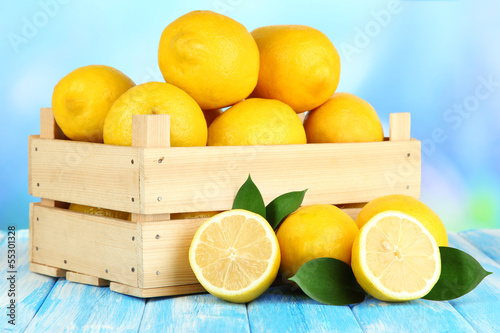 Photo: Ripe lemons isolated on white Ripe lemons isolated on white