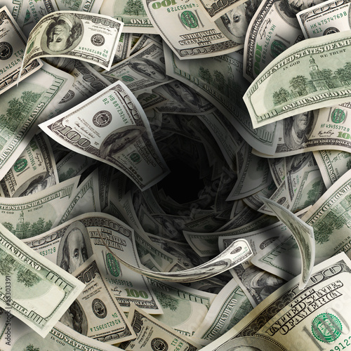 Photo: Financial tunnel Financial tunnel