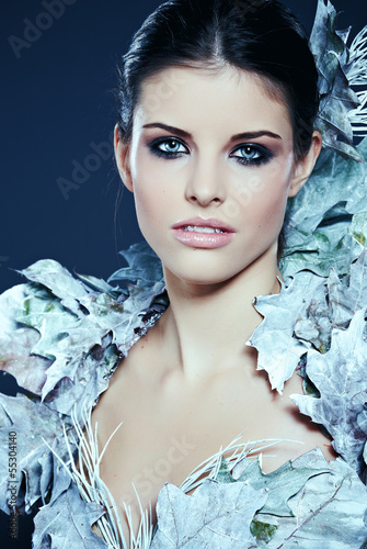 Photo: Winter Girl in Luxury fantasy Coat Winter Girl in Luxury fantasy Coat
