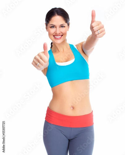 Photo: Young happy woman. Young happy woman.