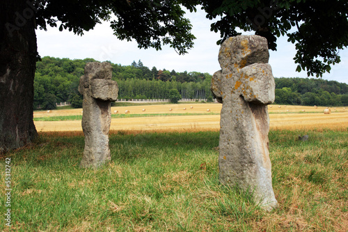 Photo: Sühnekreuze bei Tonndorf im Landkreis Weimar Sühnekreuze bei Tonndorf im Landkreis Weimar