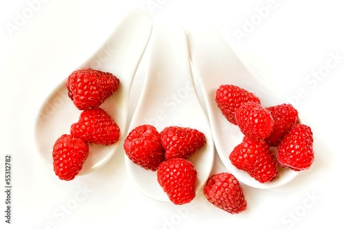 Photo: Raspberry trio Raspberry trio