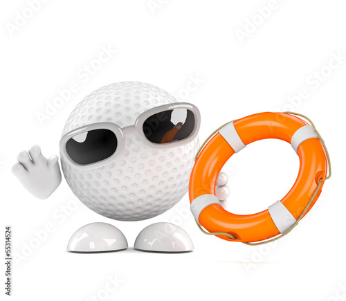 Illustration: Golfball throws a lifeline Golfball throws a lifeline