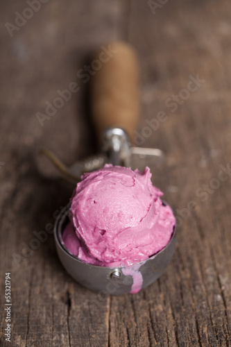 Photo: Chocolate ice cream Chocolate ice cream