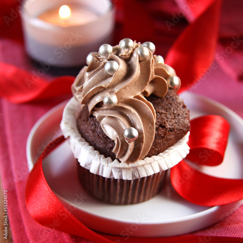 Photo: schokocupcake mit pralinencreme schokocupcake mit pralinencreme