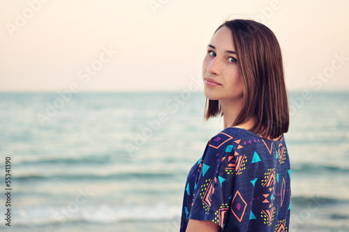 Photo: girl on the beach girl on the beach