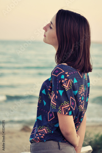 Photo: girl on the beach girl on the beach