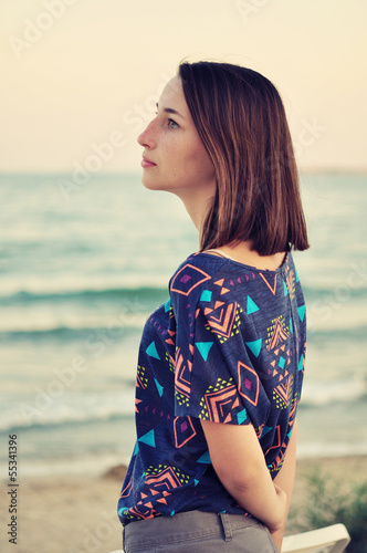 Photo: girl on the beach girl on the beach