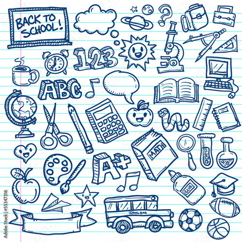 Vector: School Vector Doodles School Vector Doodles
