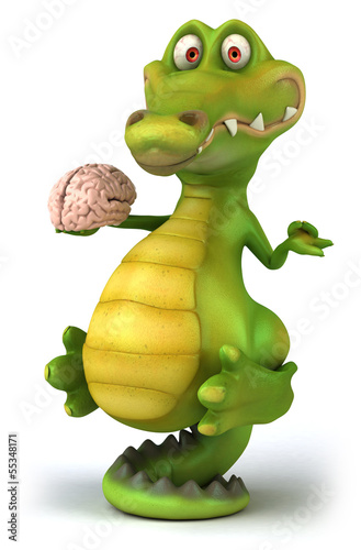 Illustration: Reptilian brain Reptilian brain