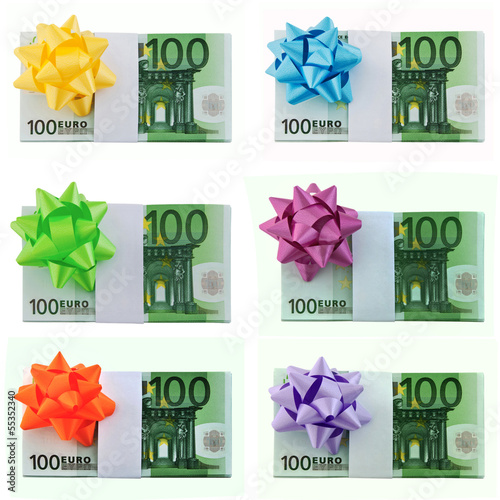 Photo: Collage 100 Euro Noten Collage 100 Euro Noten