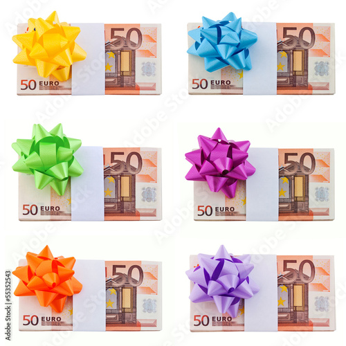 Photo: Collage 50 Euro Noten Collage 50 Euro Noten