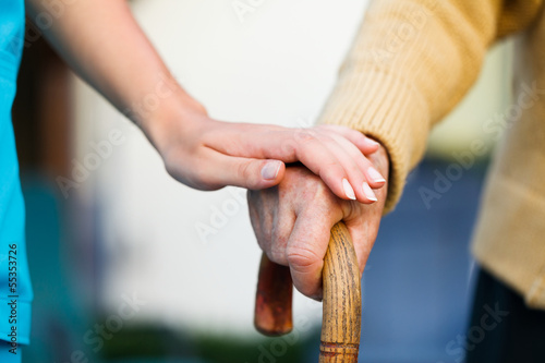 Photo: Helping the Elderly Helping the Elderly