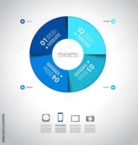 Vector: Infographics background to display your data Infographics background to display your data