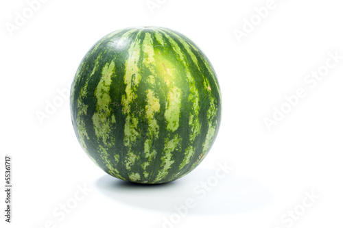 Photo: Water melon isolated on white Water melon isolated on white