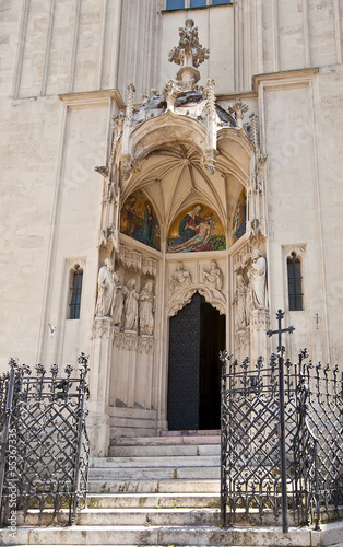 Photo: Entrance of Mary at the Shore church (1414). Vienna, Austria Entrance of Mary at the Shore church (1414). Vienna, Austria