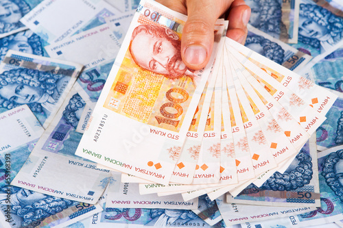 Photo: Croatian money, Kuna Croatian money, Kuna