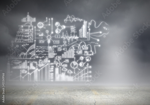 Photo: Business ideas sketch Business ideas sketch