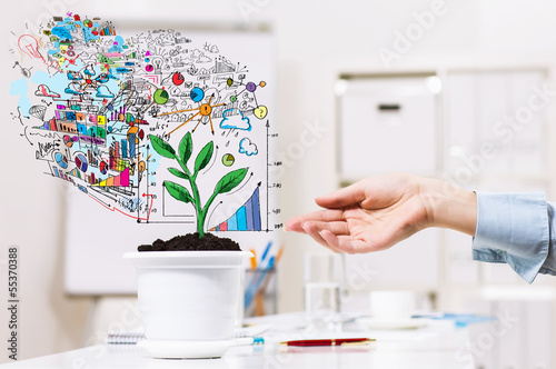 Photo: Income concept Income concept