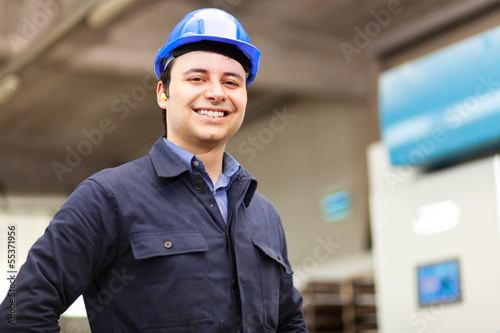Photo: Worker portrait Worker portrait