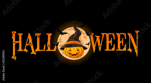 Vector: Halloween Pumpkin banner Halloween Pumpkin banner