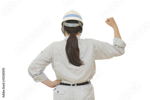 Photo: 女性作業員 女性作業員