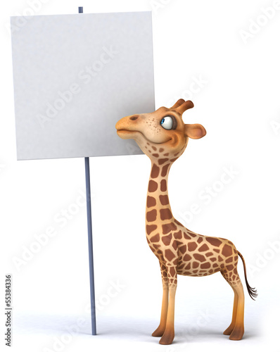 Illustration: Fun giraffe Fun giraffe