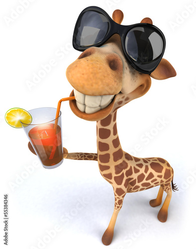 Illustration: Fun giraffe Fun giraffe
