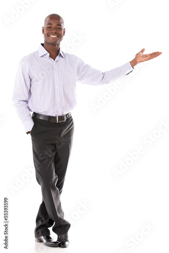 Photo: Welcoming business man Welcoming business man