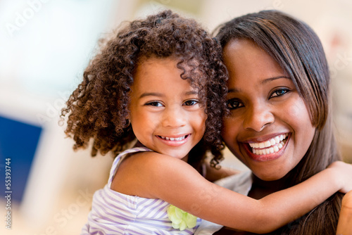Photo: Happy mother and daughter Happy mother and daughter
