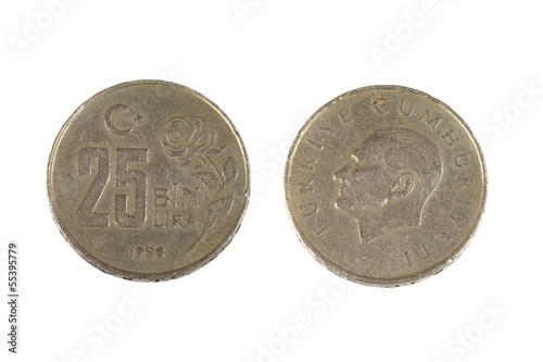 Photo: Turkish coin Turkish coin