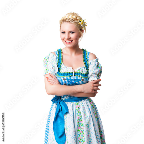 Photo: attraktive junge Frau im Dirndl attraktive junge Frau im Dirndl