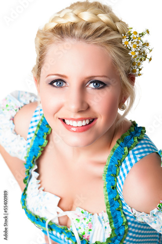 Photo: attraktive junge Frau im Dirndl attraktive junge Frau im Dirndl