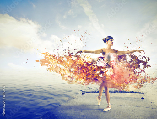 Photo: dancer with tutu dancer with tutu