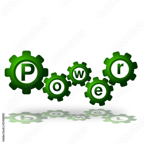 Vector: green Power green Power