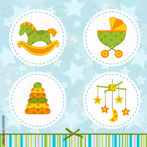 Vector: set icon baby - vector illustration set icon baby - vector illustration