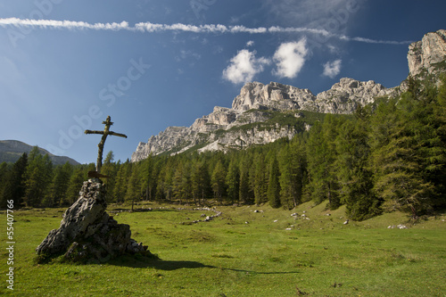 Photo: Cross on mountain Cross on mountain