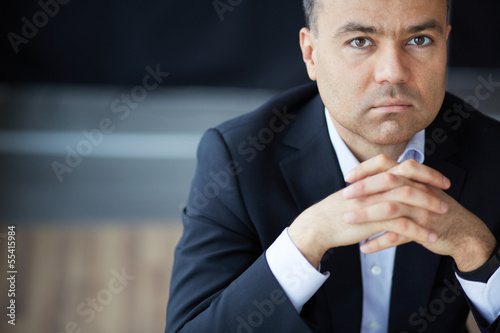 Photo: Calm businessman Calm businessman