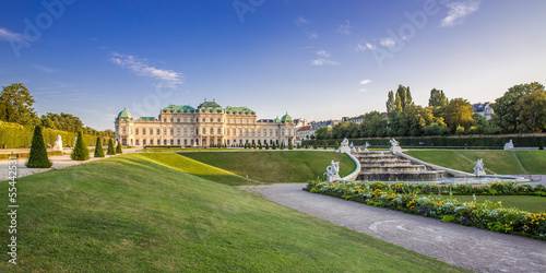 Photo: Panorama vom Unteren Belvedere, Wien Panorama vom Unteren Belvedere, Wien