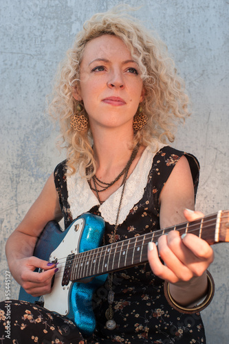 Photo: guitar girl portrait guitar girl portrait