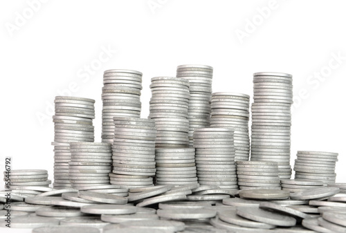 Photo: Stack Silver Coin, Success or crisis Stack Silver Coin, Success or crisis