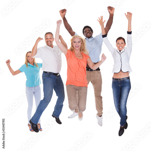 Photo: Happy Casual Group Of People Happy Casual Group Of People
